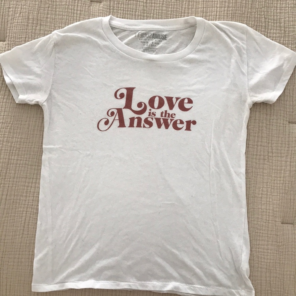 Amuse Society Love is the Answer Tee